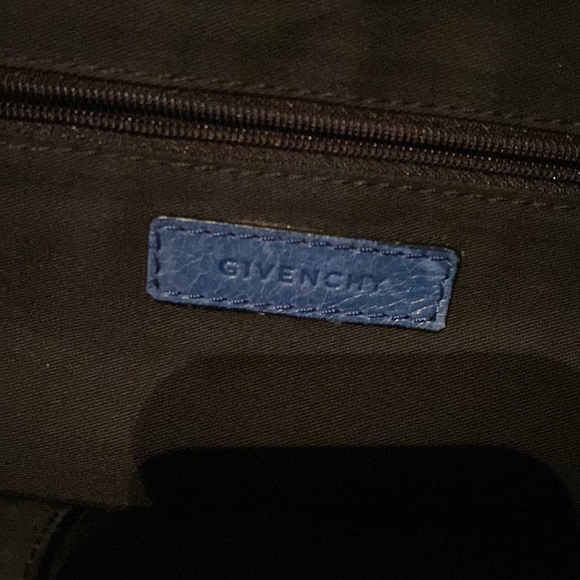 Givency Nightingale blue leather hobo bag - Picture 5 of 6